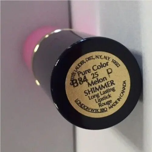 Estee Lauder Pure Color Long Lasting Lipstick 25 Melon Shimmer Full Size 1