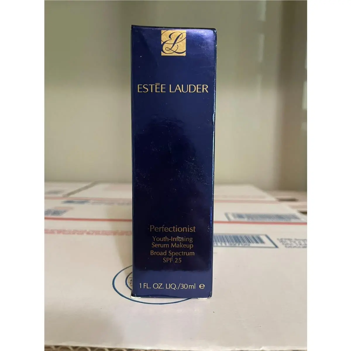 Estee Lauder Perfectionist Youth-infusing Serum Makeup SPF25 Softtan 1oz/30m