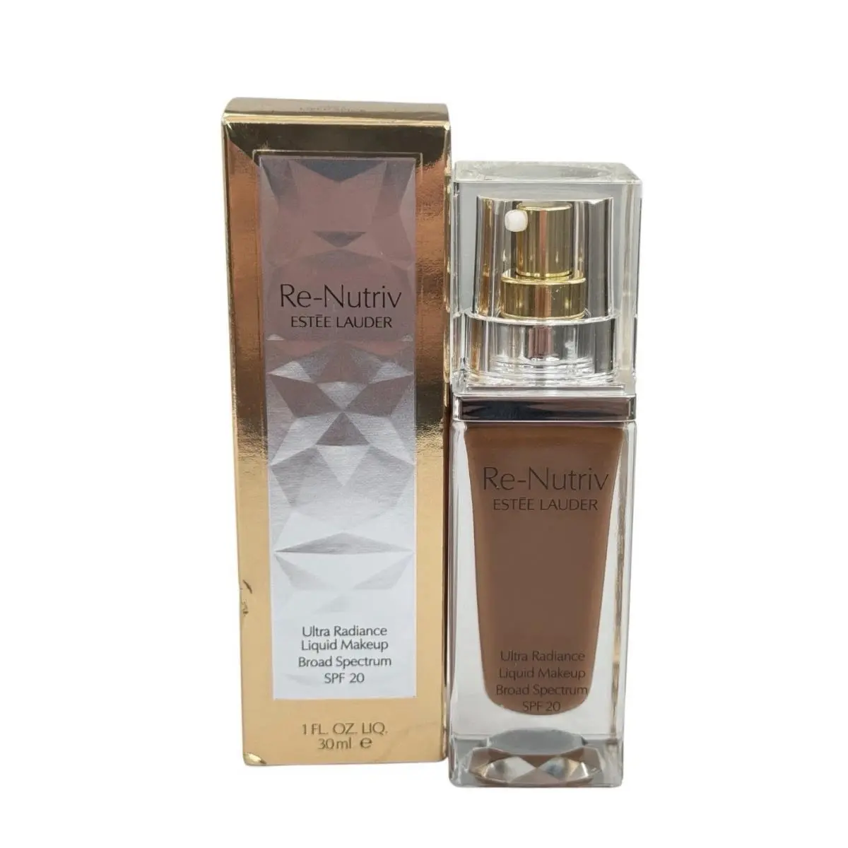 Estee Lauder Foundation Re-nutriv 7W1 Deep Spice Ultra Radiance Liquid Makeup