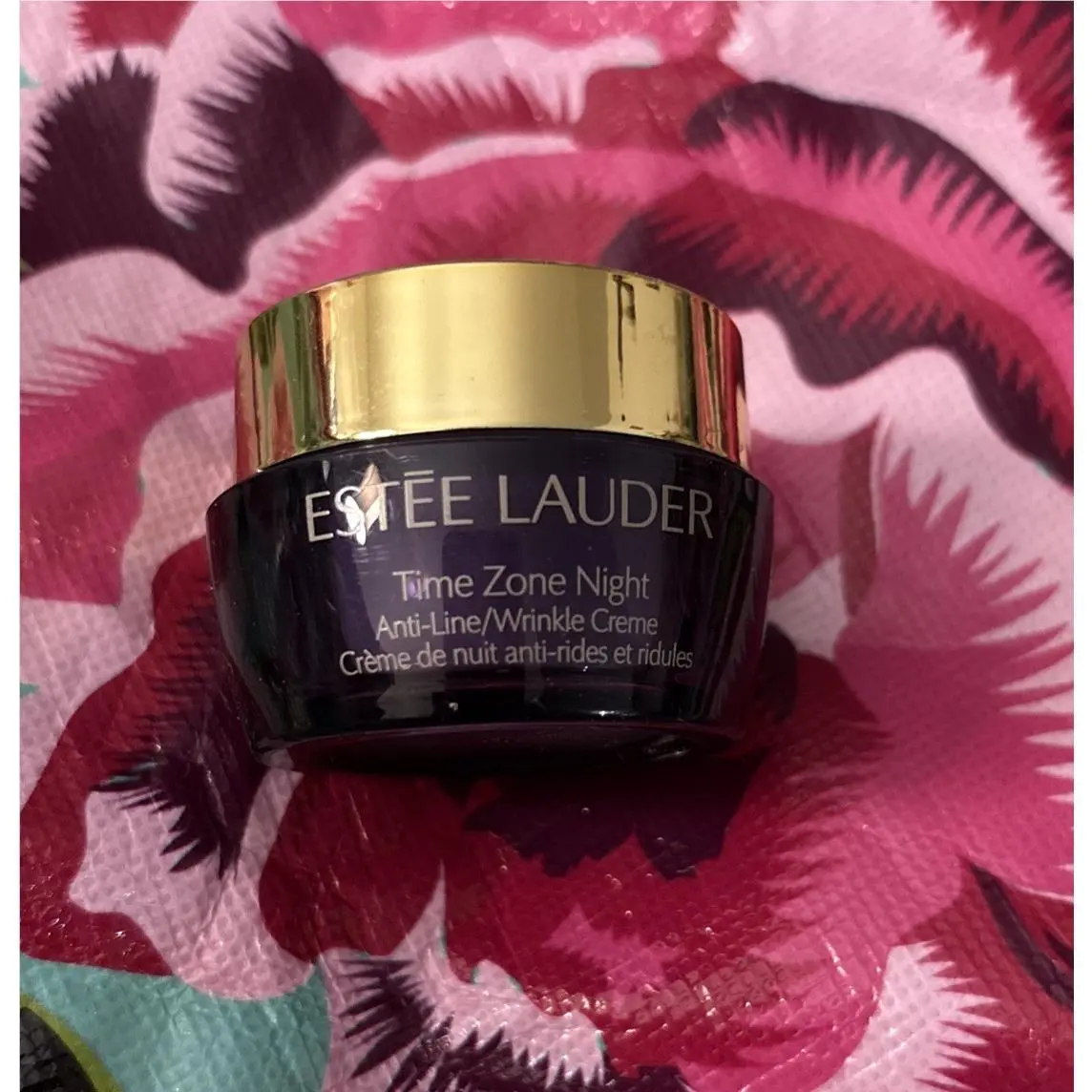 New-estee Lauder Advanced Time Zone Night Age Reversing Line Wrinkle Creme .5 oz