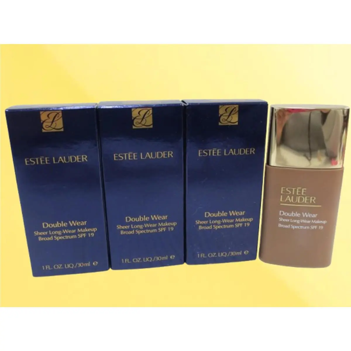 Estee Lauder Double Wear Sheer Long Wear Makeup SPF19 6N2 Truffle 1 OZ Boxed 3PC