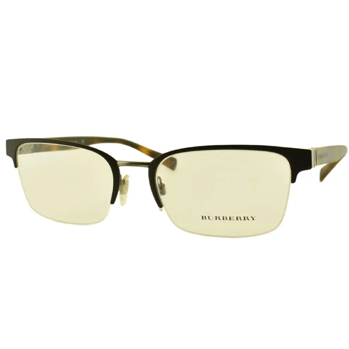 Burberry B 1308 1223 Brown Tortoise Rectangle Optical Frame Eyeglasses