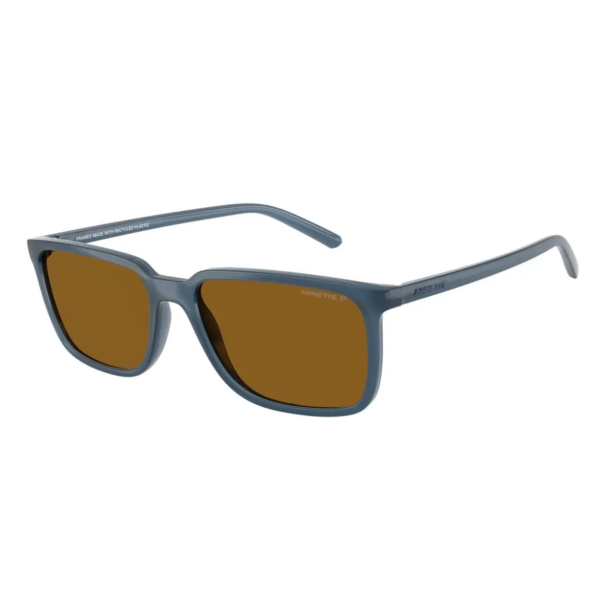 AN4364 299683 Dinsky Opaline Blue Brown Polarized 57 mm Men`s Sunglasses by Arnette