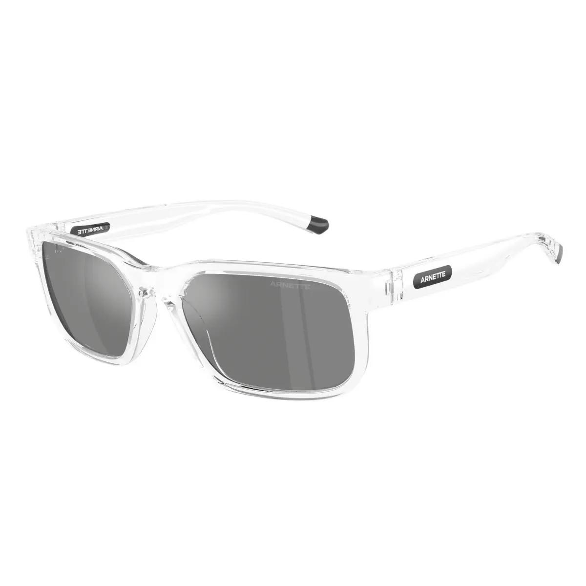 AN4372 27556G Crystal Grey Mirror Silver 57 mm Men`s Sunglasses by Arnette
