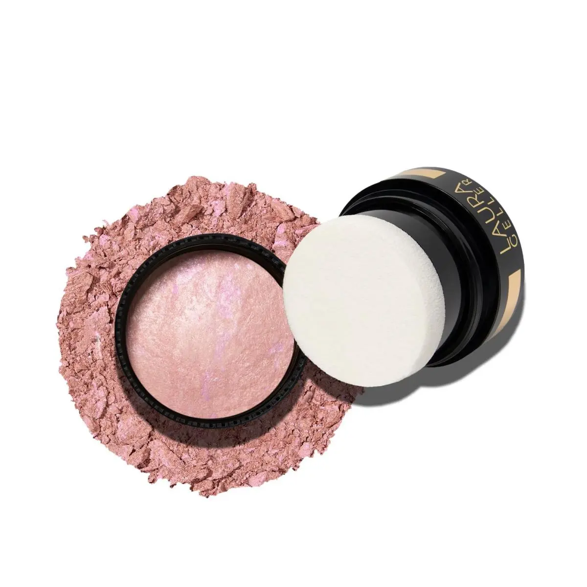 New York Baked Blushnbrighten Baked to Go Ethereal Rose by Laura Geller