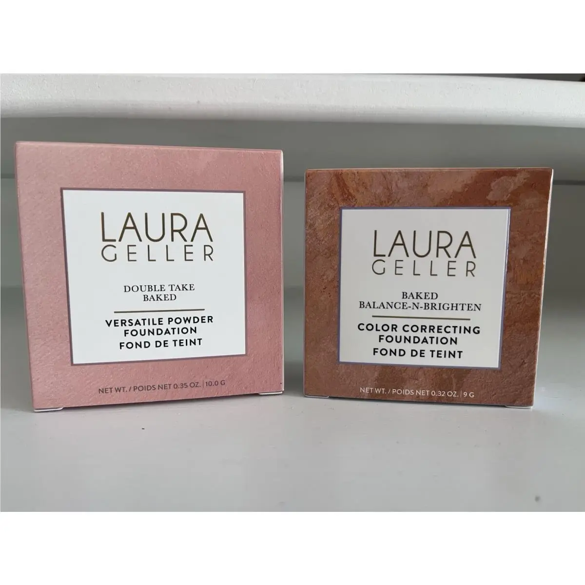 Lot Of 2 Double Take Baked Powder Foundation Balance Brighten Fair by Laura Geller