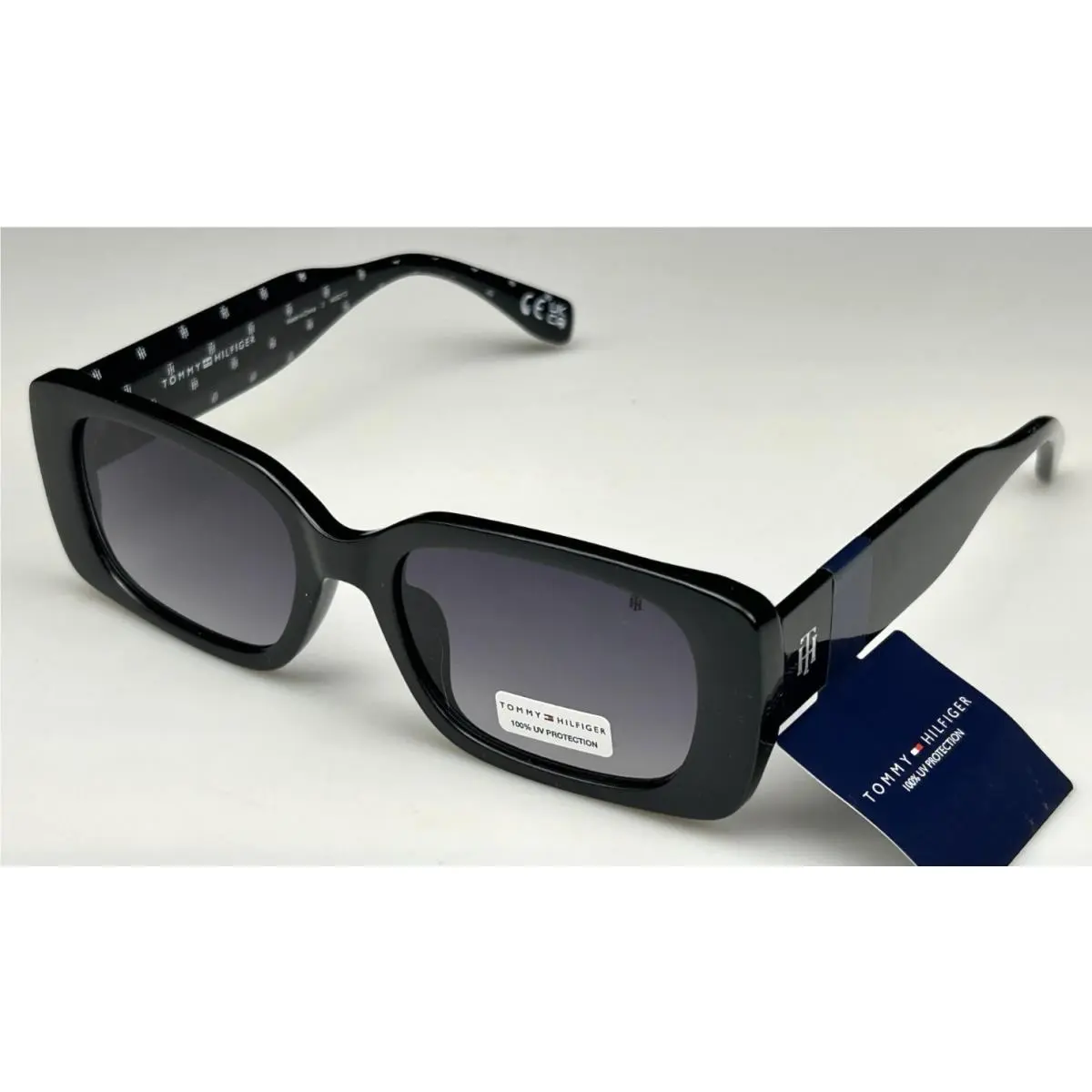 WP OL651 Women`s 54mm Black Frame Gray Lens Sunglasses by Tommy Hilfiger