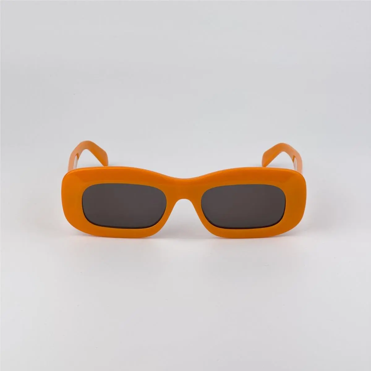 Men Sunglasses Orange Grey Rectangle CL40294I 42A by Celine