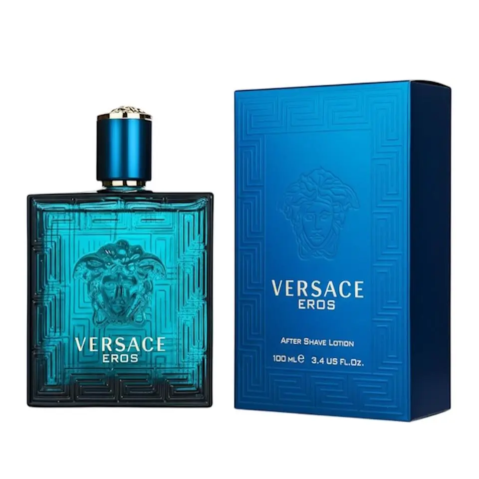 Versace Eros by Versace After Shave Lotion 3.4 oz / 100 ml Splash For Men