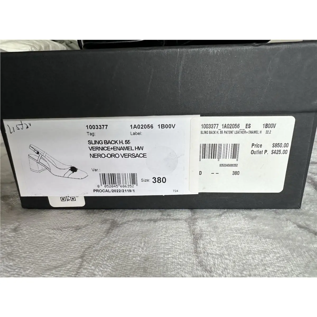 Versace shoes - Black (UPC: 8053609557675) 2