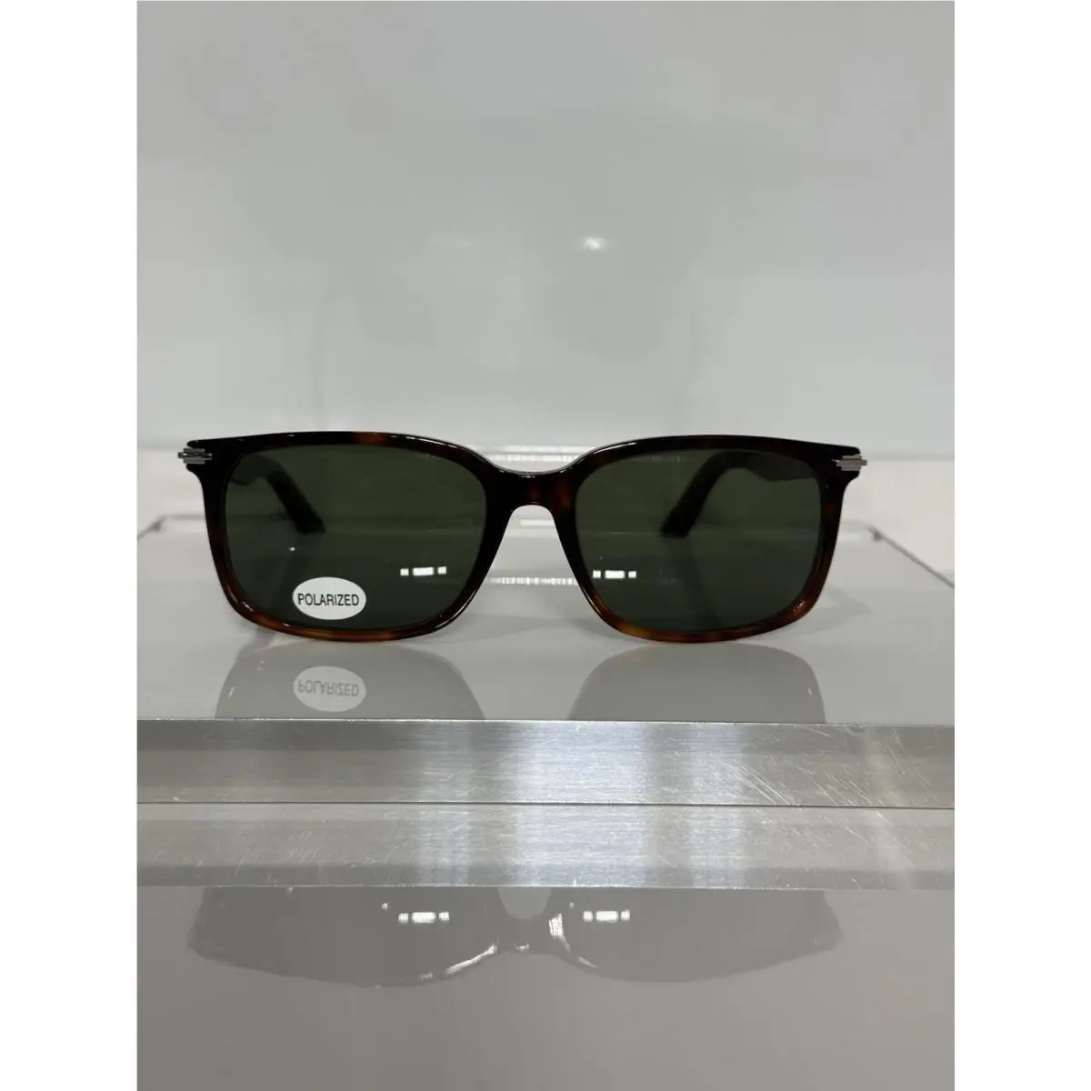 Dior Man Diorblacksuito Tortoise Acetate Custom G15 Green Polarized Sunglasses by Ermenegildo Zegna