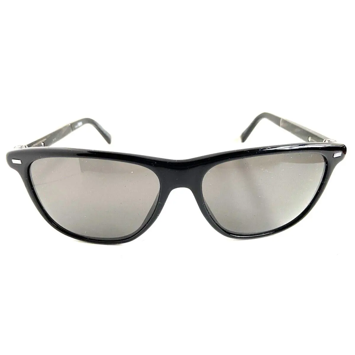 Polarized  EZ 0009 01A 56mm Zeiss Lens Black Men Sunglasses by Ermenegildo Zegna