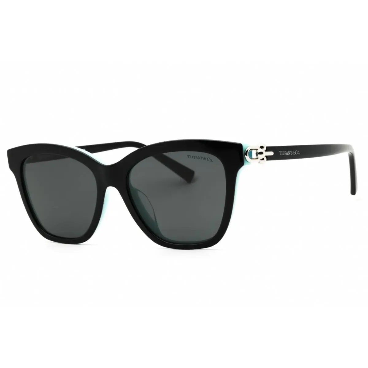 Tiffany TF4241D 8055S4 Black On Tiffany Blue/dark Grey 54-17-140 Sunglasses