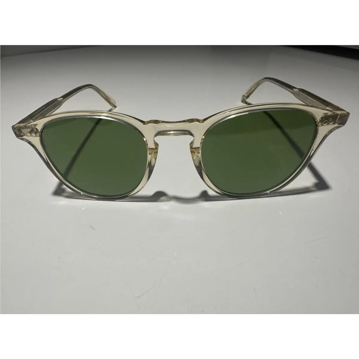 Garrett Leight Sunglasses Hampton Ch/sfpgn 46mm Made In Japan