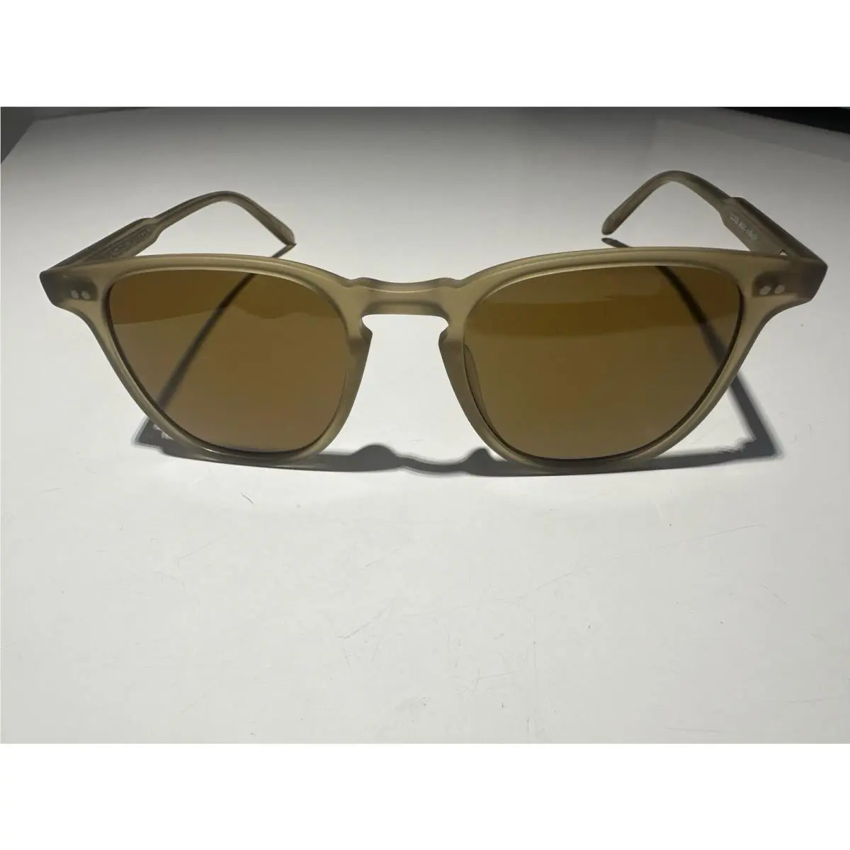 Garrett Leight Sunglasses Brooks Mbgb Jound Pure Coffee Matte 47MM