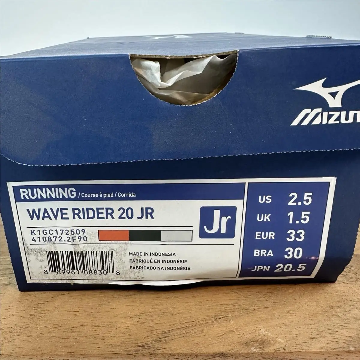 Mizuno shoes - Mizuno Wave Rider 20 JR - Orange 6