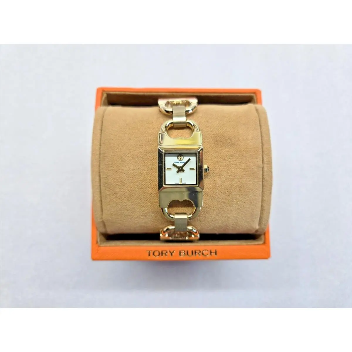 T Link Ivory Dial Gold-tone Bandle St.steel Women`s Watch TB5400 by Tory Burch