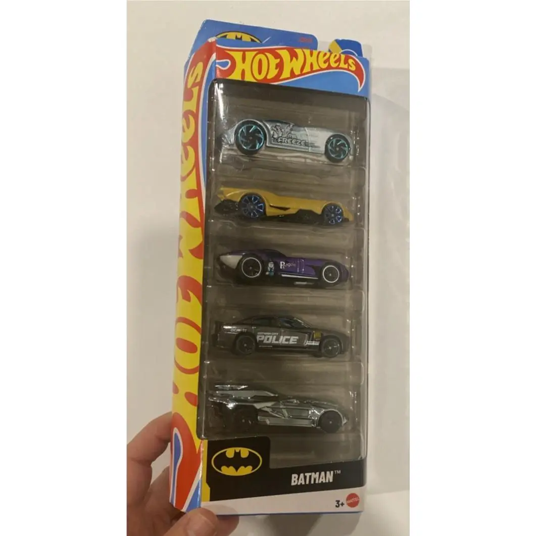 2025 Hot Wheels Batman 5 Pack Chrome Batmobile DC Comics Hard to Find