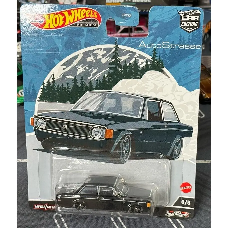 Chase Hot Wheels `73 Volvo 142 GL Car Culture Auto Strasse 0/5 Black Protector