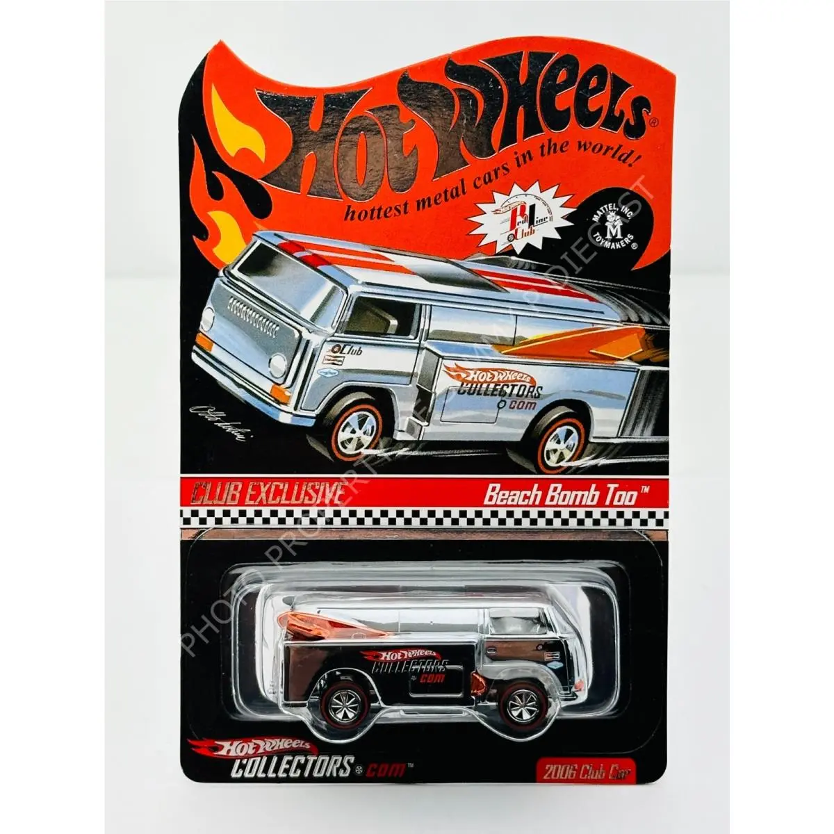 Hot Wheels 2006 Rlc Redline Club Beach Bomb Too Chrome 1283/4000