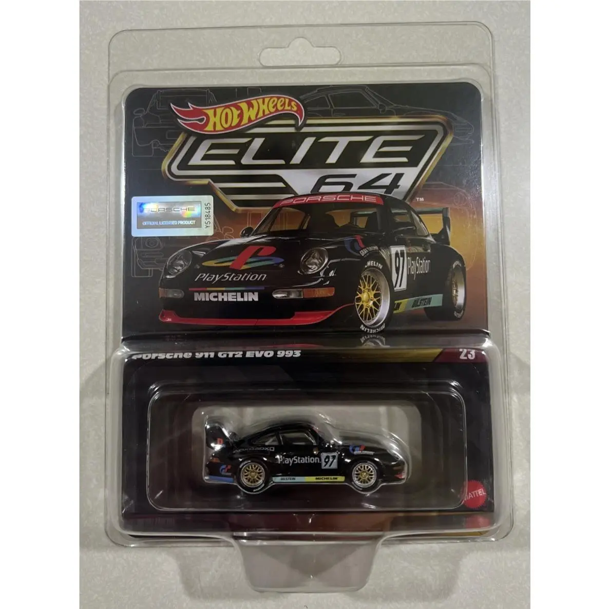 2026 Hot Wheels Elite 64 Porsche 911 GT2 Evo 993 Playstation 23