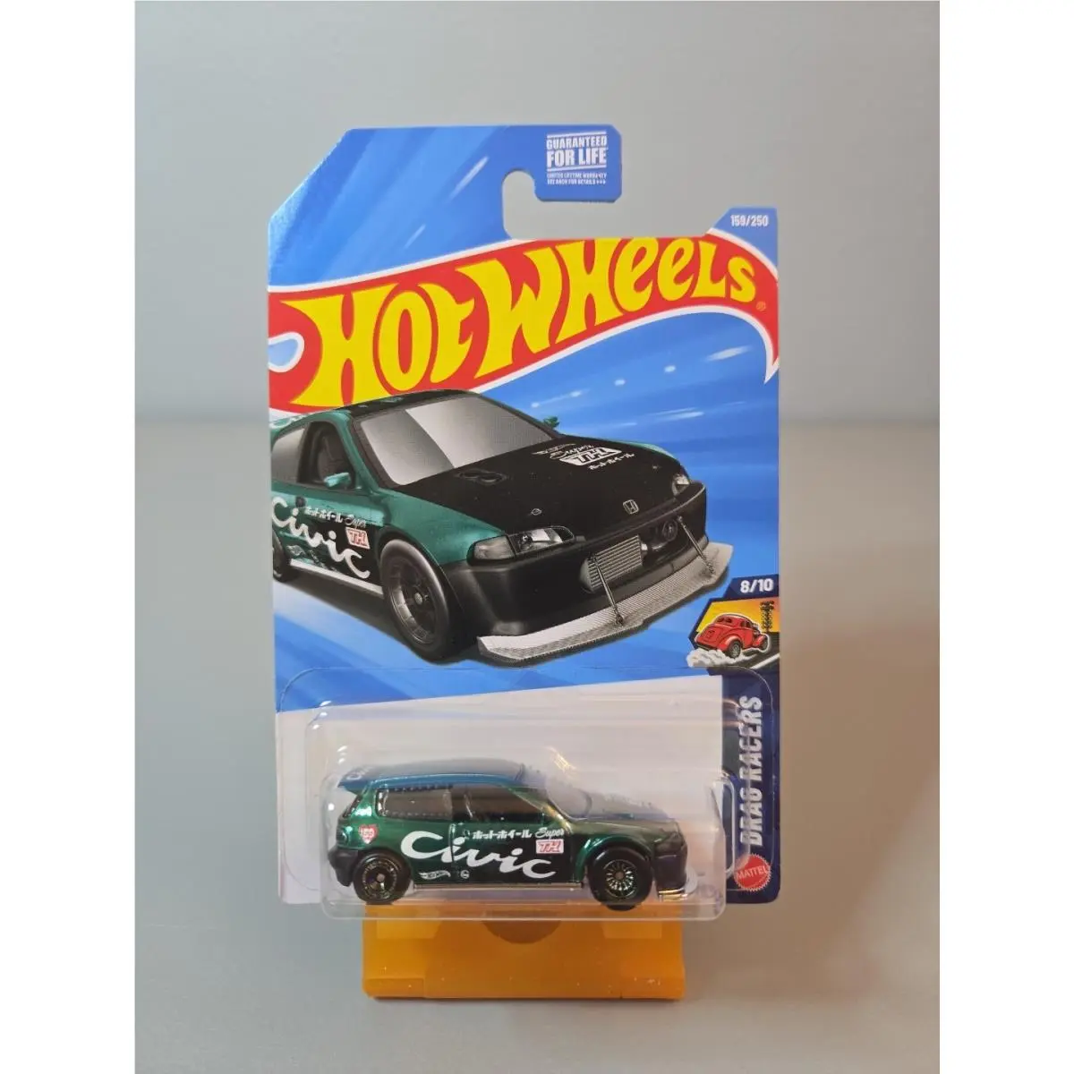 2026 Hot Wheels Honda Civic Custom Super Treasure Hunt ON Card F Case