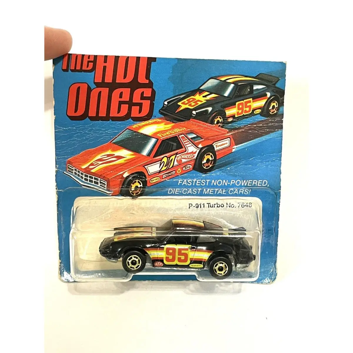 Hot Wheels The Hot Ones P-911 Turbo Porsche Hong Kong On Card 1981 ⭐