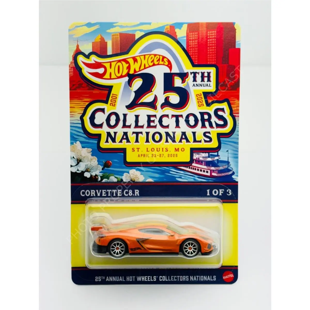 Hot Wheels 2025 25th Annual St Louis Nationals Corvette C8R 4357/6200