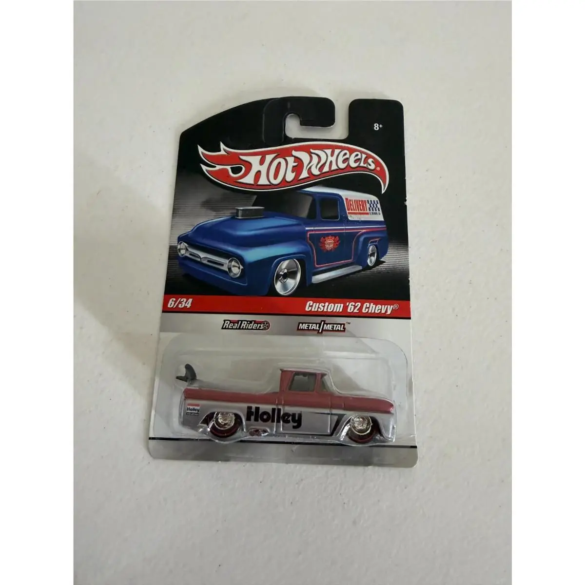 Hot Wheels Slick Rides Custom `62 Chevy 6/34 Holley Htf AG8