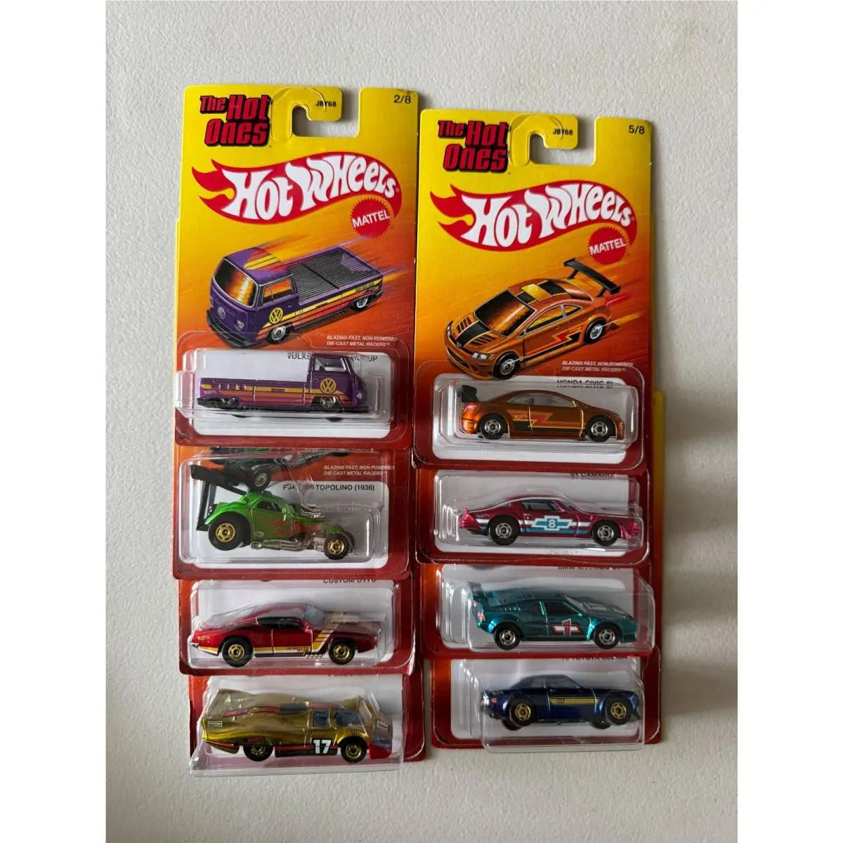 Hot Wheels 2025 The Hot Ones Target Exclusive Set of 8 BA7
