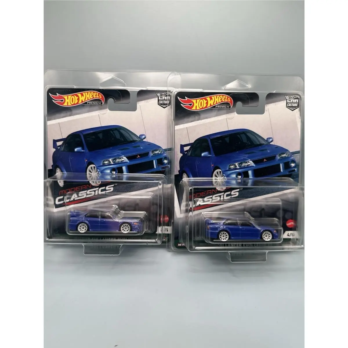 Mitsubishi Lancer Evolution VI Hot Wheels Modern Classics in Protector Pair Set