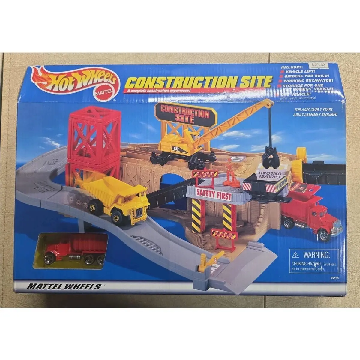 Vintage Hot Wheels 1998 Construction Site 65875 Vtg Cars