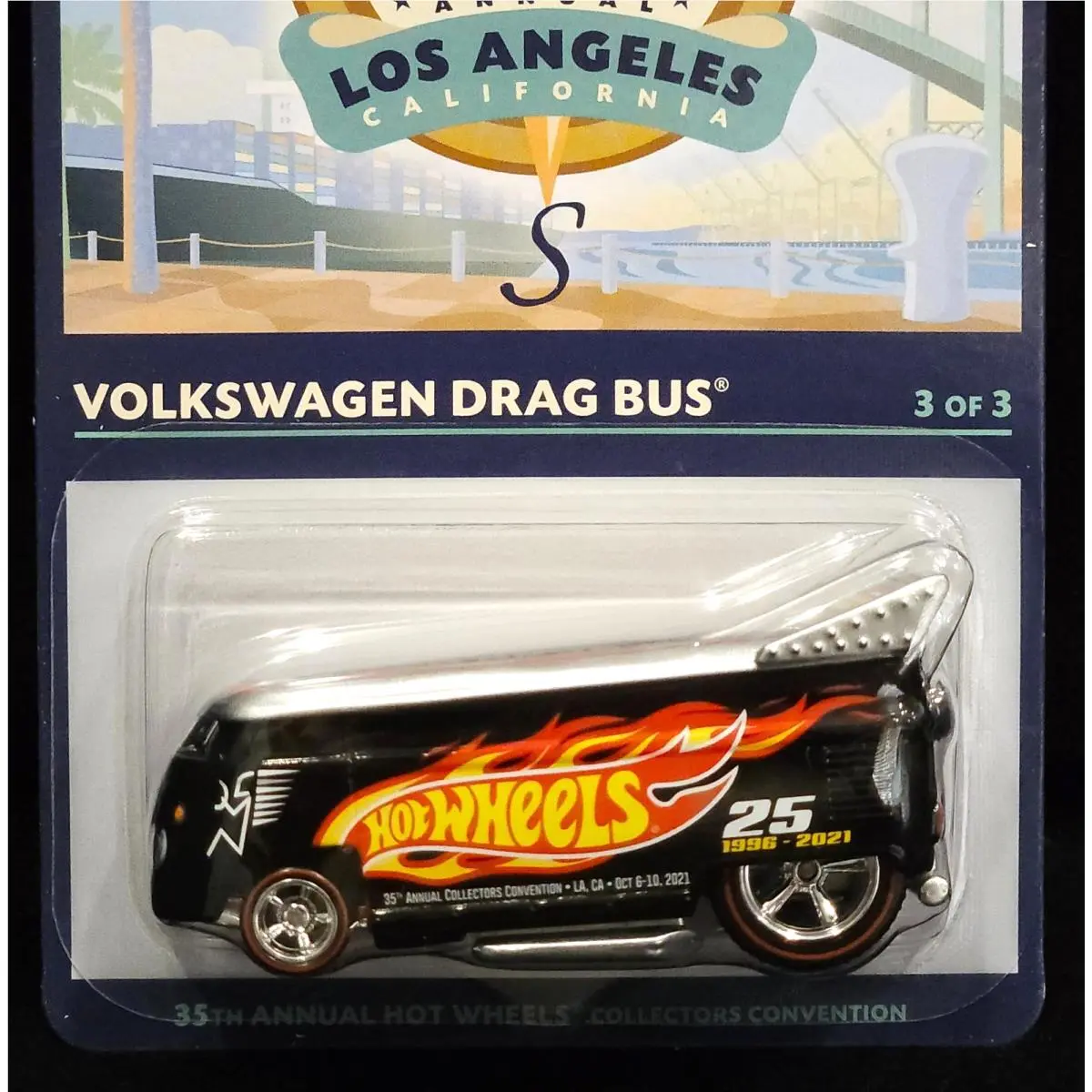 Hot Wheels VW Volkswagen Drag Bus 2021 Collectors Convention Car 00724/4500
