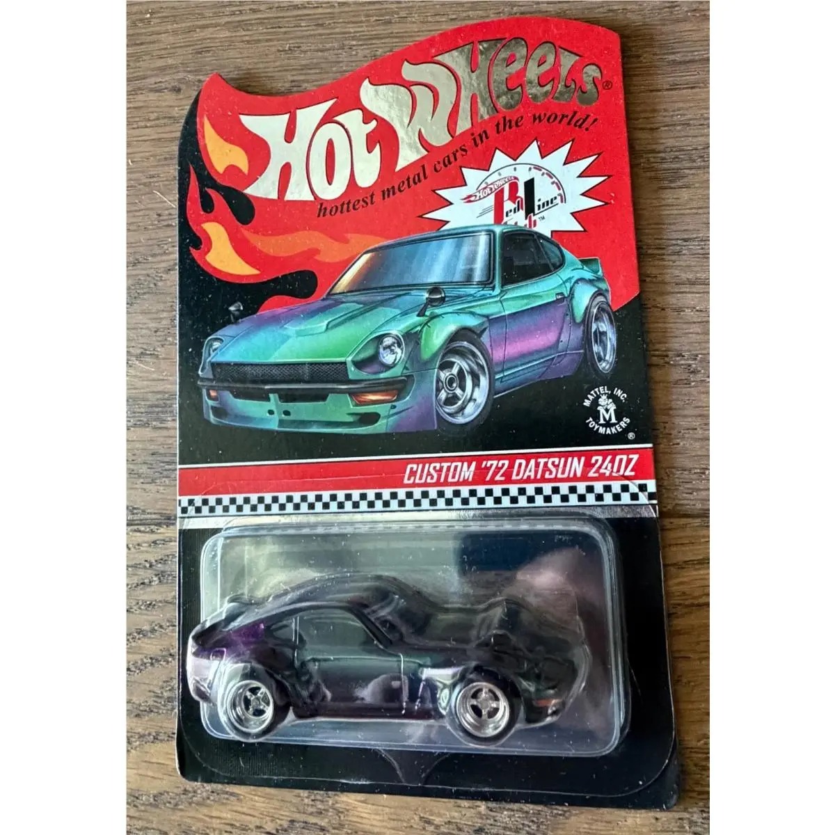 Hot Wheels - Rlc Red Line Club Custom `72 Datsun 240Z - Chameleon 4 958/10 000