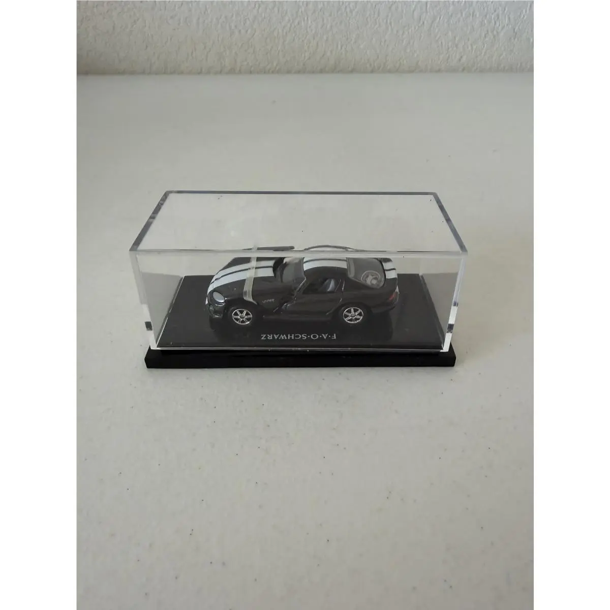 F.a.o. Schwarz Hot Wheels Viper Black 1/64 Diecast 2004 Vhtf Rare AH5