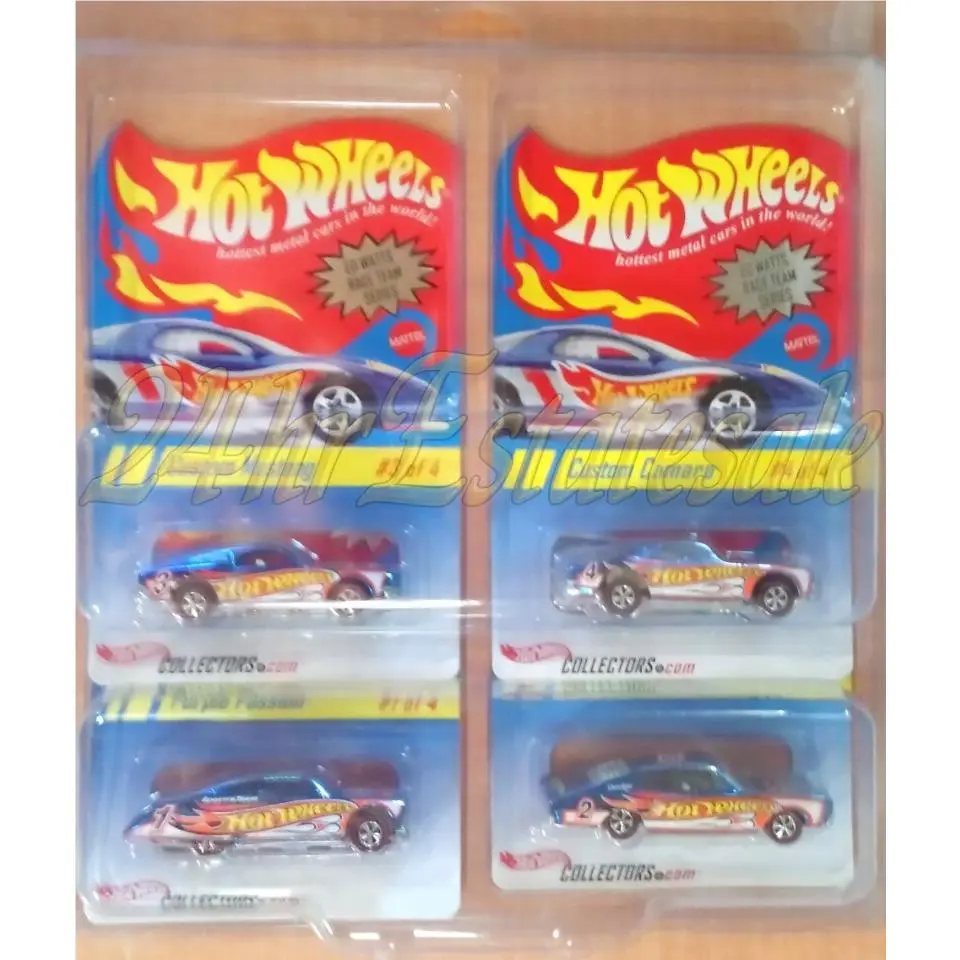 Hot Wheels ED Watts Race Team Series Camaro Complete 4 Car Set 1 of only2500 IT
