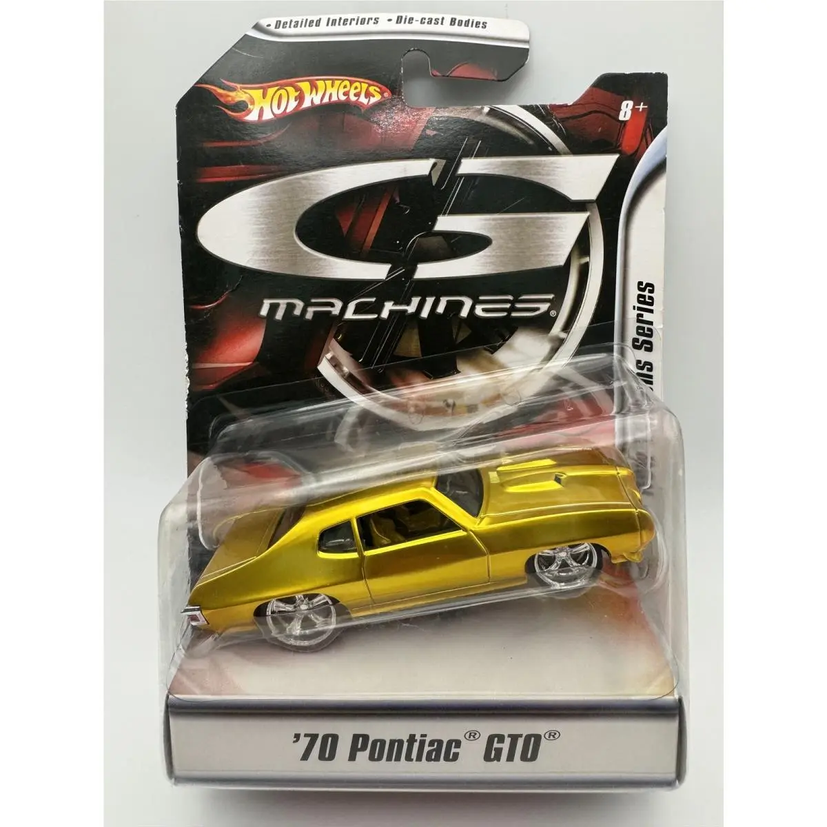 Hot Wheels G Machines `70 Pontiac Gto Gold Diecast Car Editions Series M4263