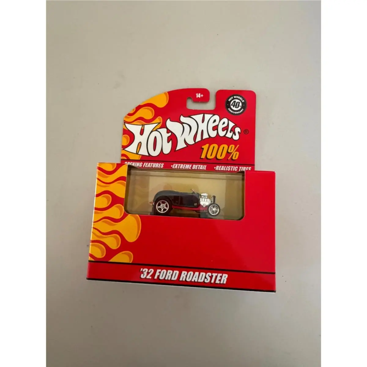 Hot Wheels `32 Ford Roadster 40th Anniversary Red Box Edition G8
