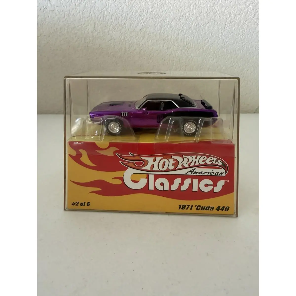 Hot Wheels American Classics 1971 Cuda 440 2/6 Purple Q1