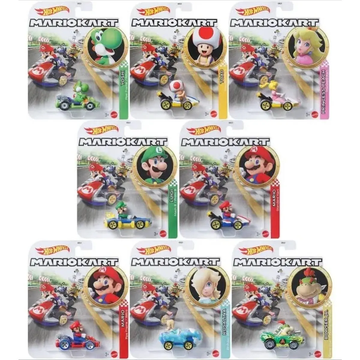 Hot Wheels Mario Kart 2026 Complete Set Mattel Limited Edition