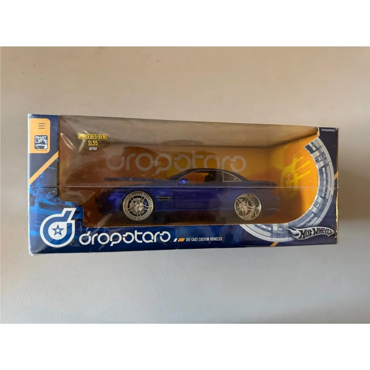 Hot Wheels Dropstars Mercedes-benz SL55 Blue 1:24 BD1