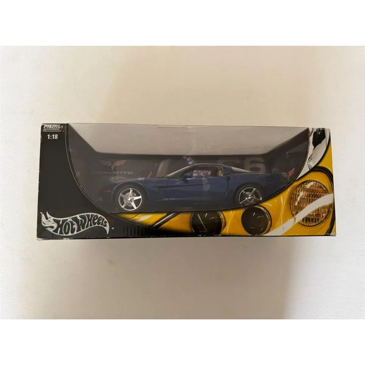 Hot Wheels Metal Collection Chevrolet Corvette C6 Blue 1/18 BD6