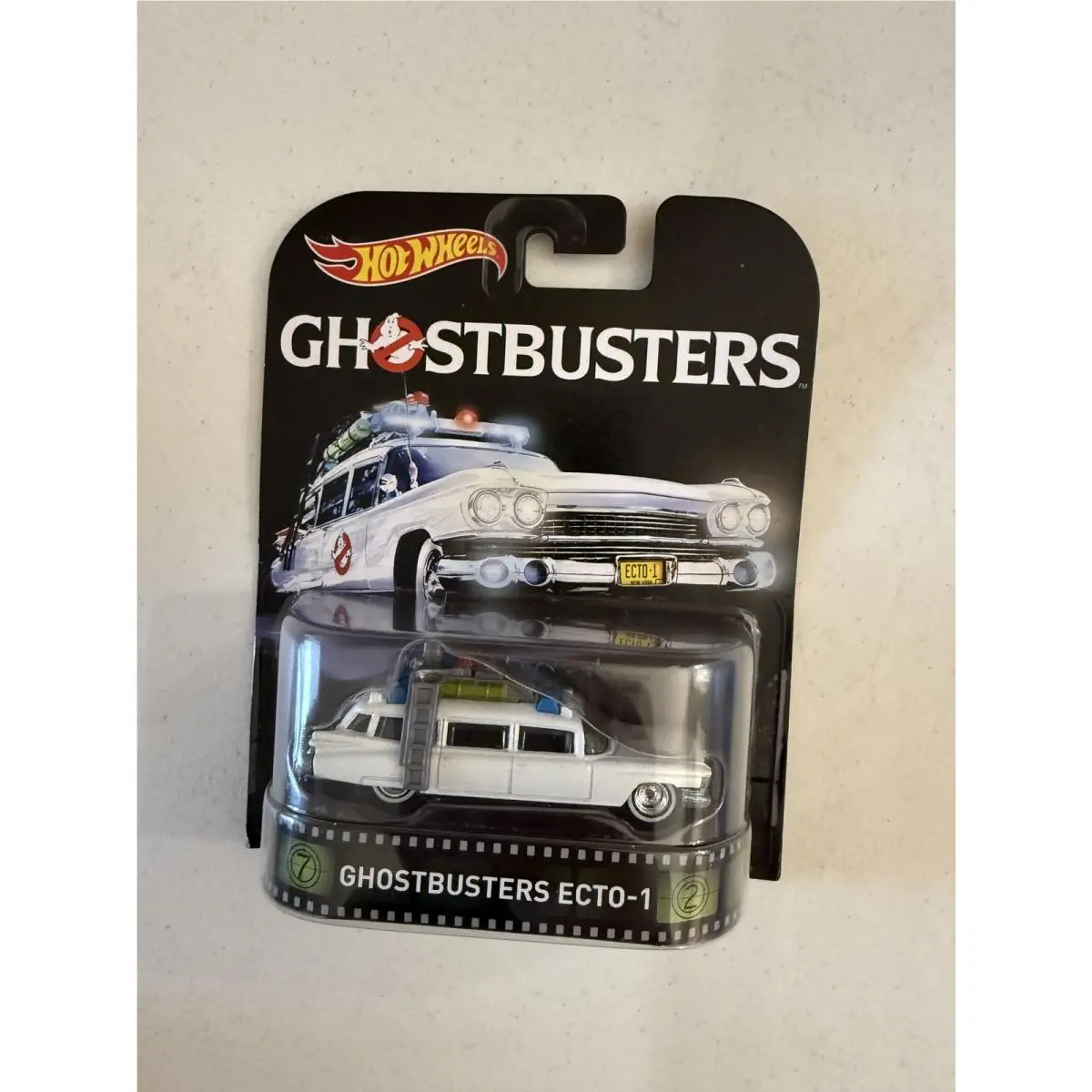 Hot Wheels Retro Entertainment Ghostbusters ECTO-1 NO Tampo Error BA1