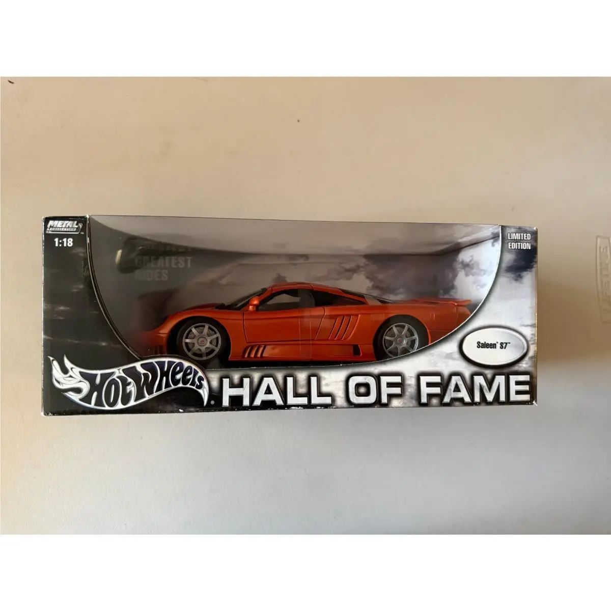 Hot Wheels Hall of Fame Saleen S7 Orange 1:18 BC9