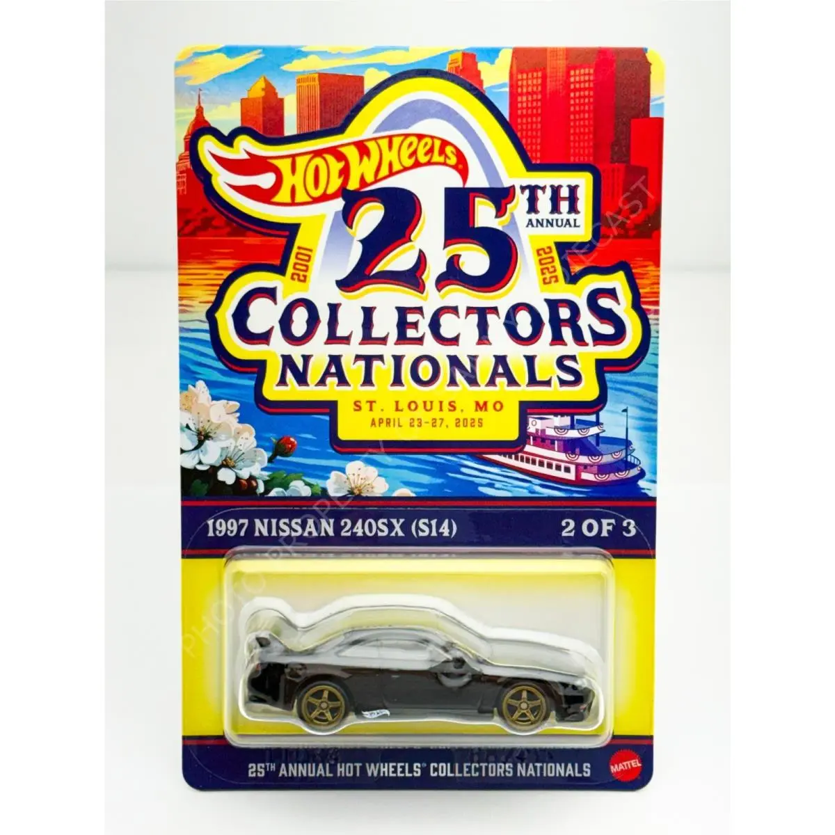 Hot Wheels 2025 25th Annual St Louis Nationals Nissan 240SX S14 3960/6200