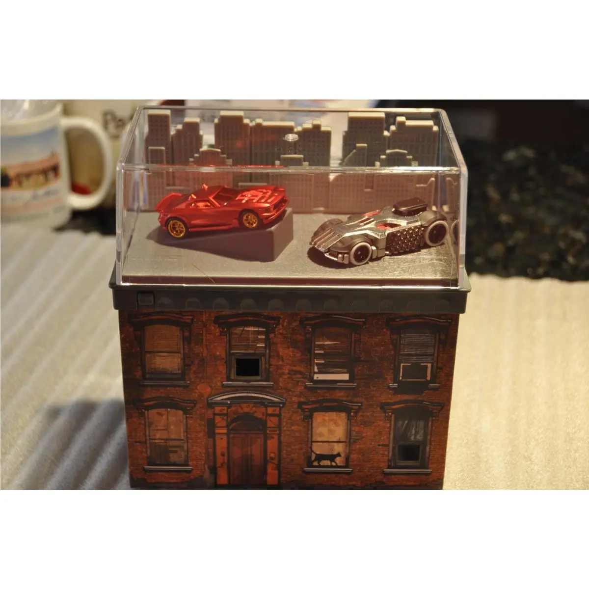 Sdcc Comic Con Mattel Hotwheels Die Cast Daredevil Vs. Punisher