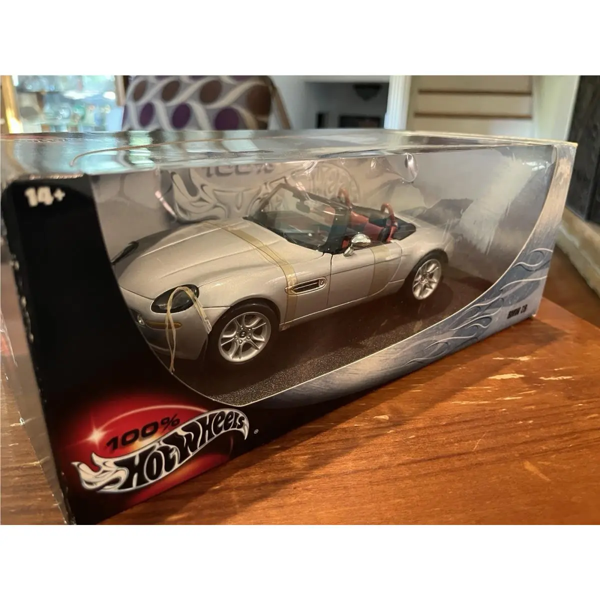 Nos Hot Wheels Bmw Z8 Silver 1:18 Scale Diecast Sports Car Rare