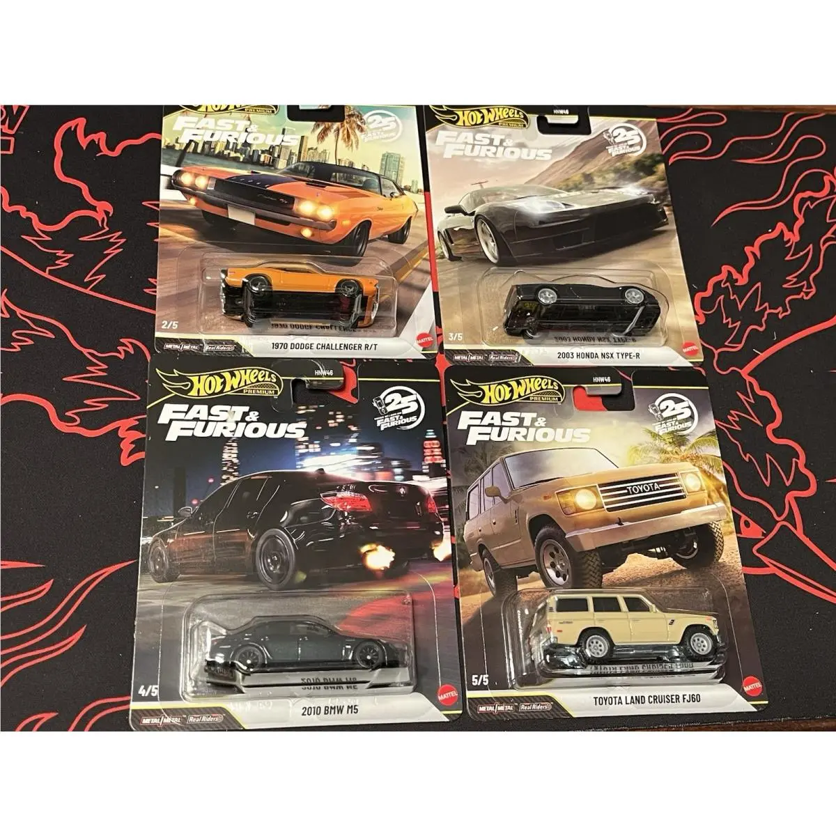 Hot Wheels Premium - Fast and Furious 2026 Mix 3 - Set Of 4