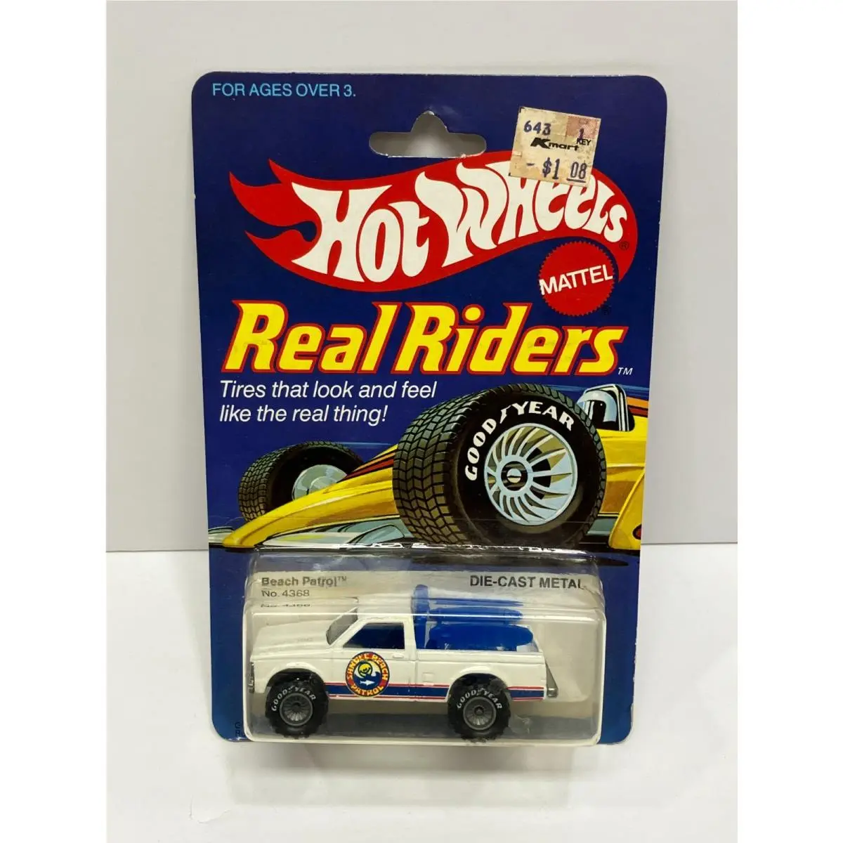 1982 Hot Wheels Real Riders Beach Patrol No. 4368 - Gray Rims
