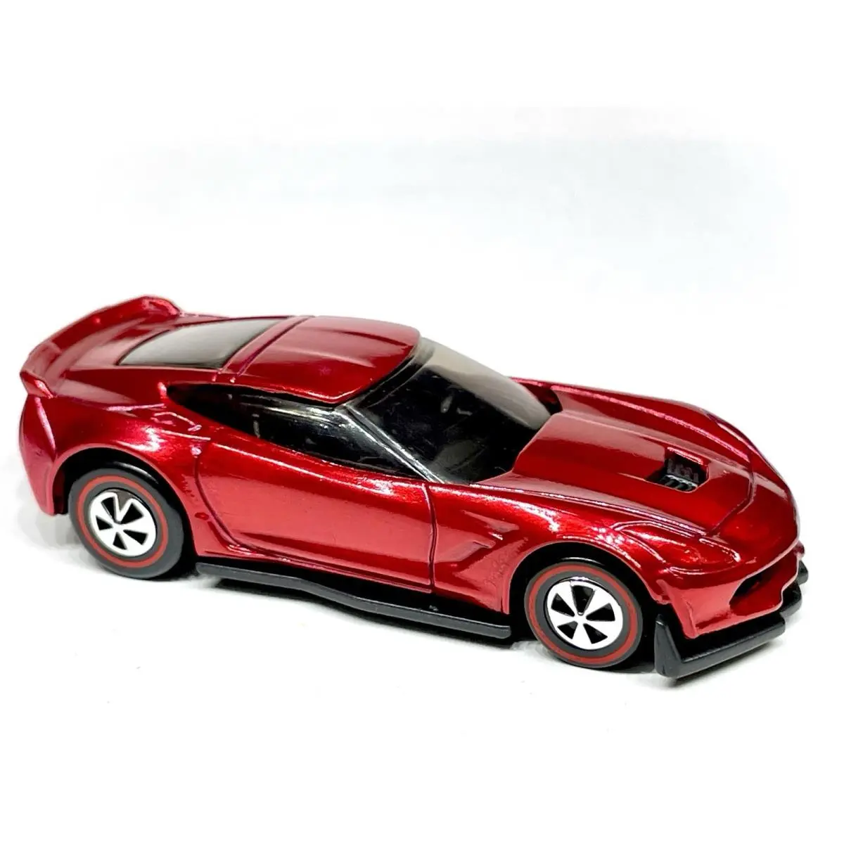 Hot Wheels Custom Made Spectraflame Red Redline Corvette C7 Z06 Diecast